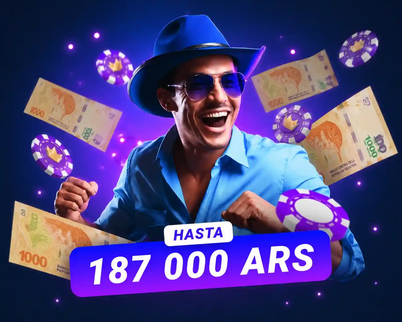 Bono de bienvenida 125% + 250 giros gratis